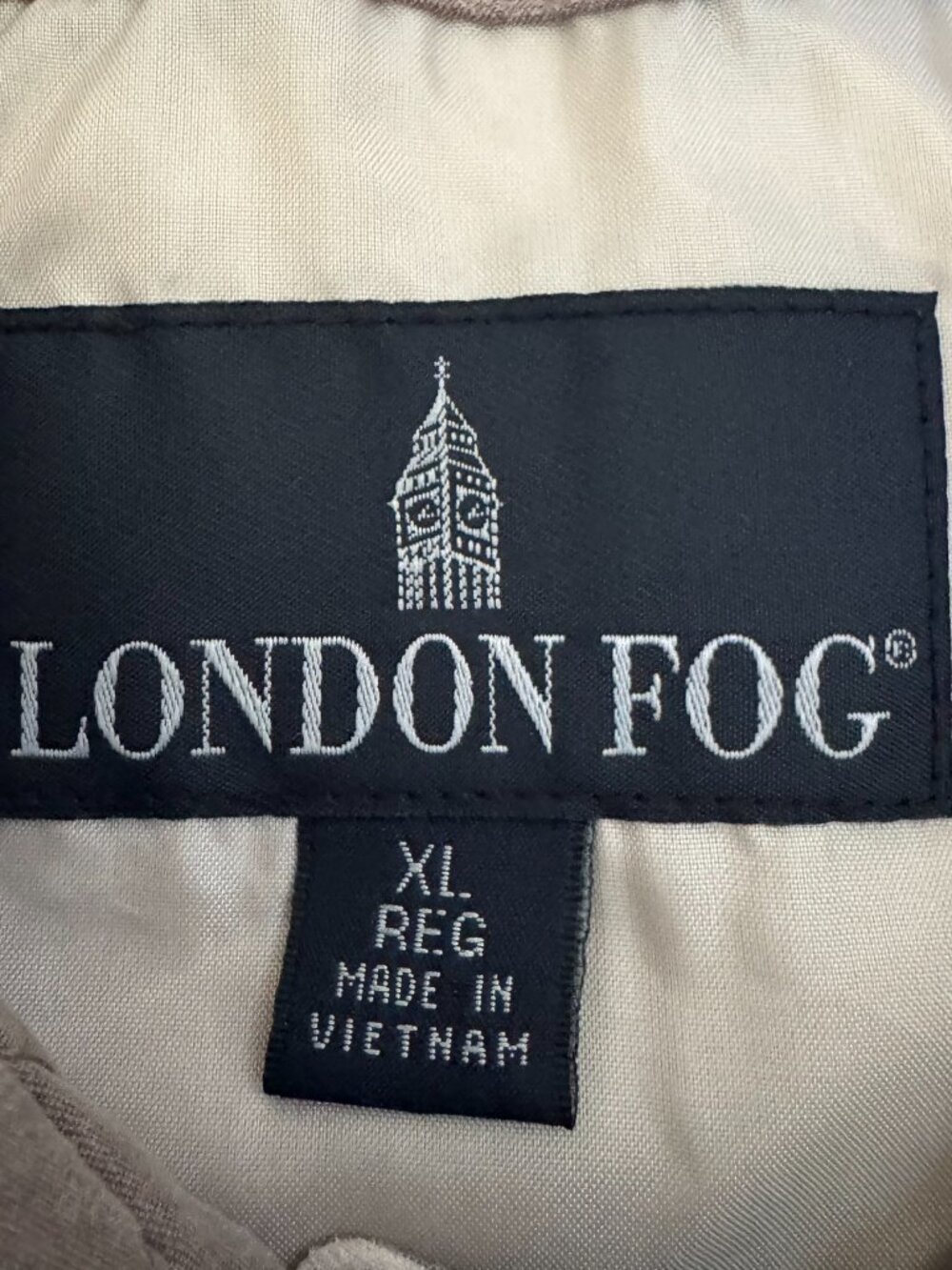 London Fog Men’s XL Tan Commuter Jacket. Machine Washable. - Picture 2 of 11